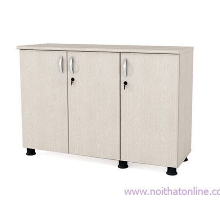 Tủ hồ sơ thấp 3 cánh gỗ kín SM1200D