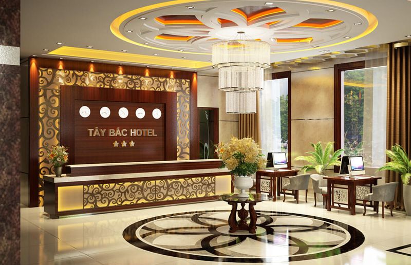 Bo trỉ quầy lễ tân khách sạn