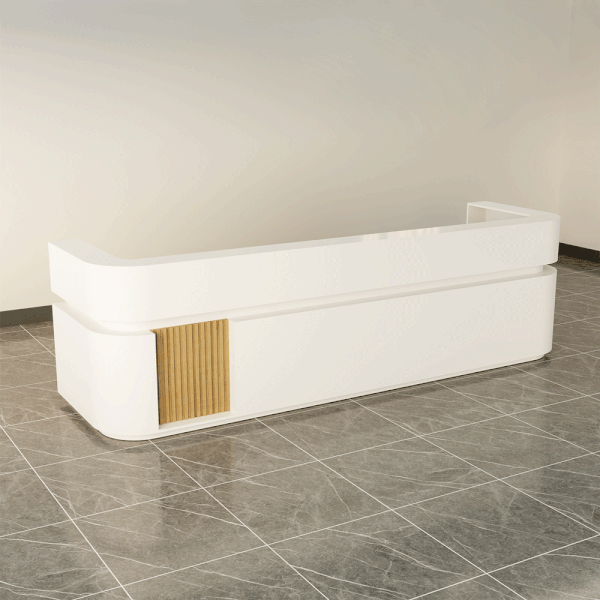 Quầy lễ tân gỗ MDF phủ melamine