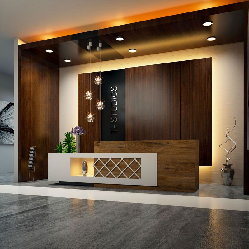 Mẫu quầy lễ tân khách sạn