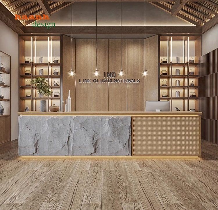 Quầy ba lễ tân khách sạn