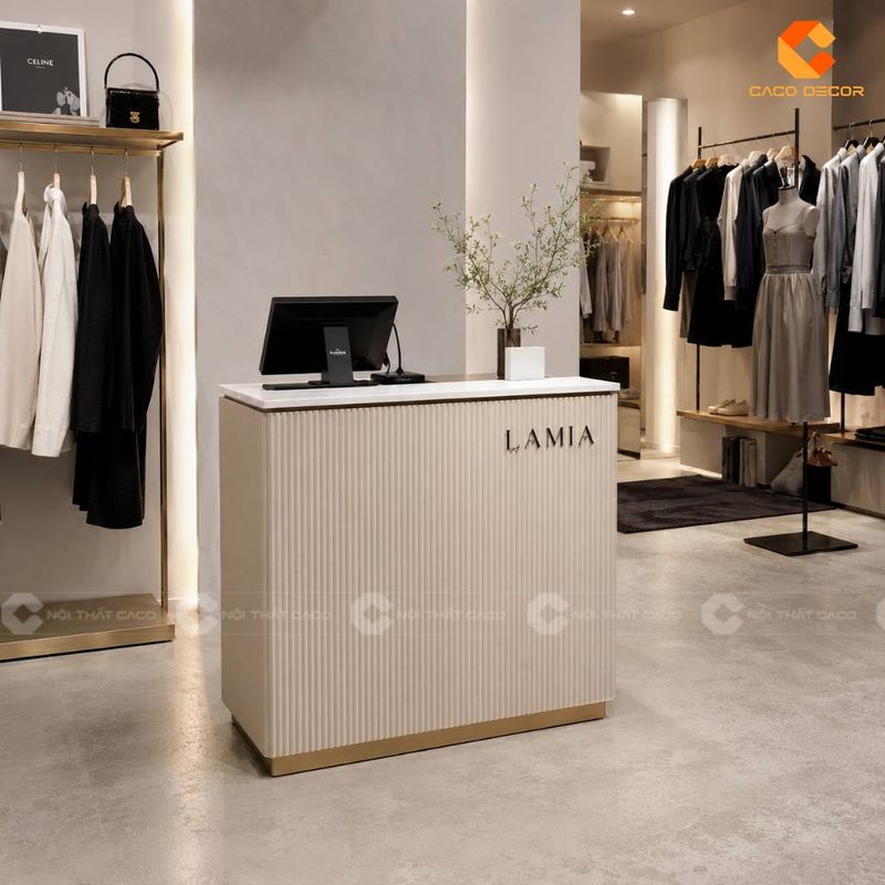 Quầy lễ tân 1m2 cho shop thời trang