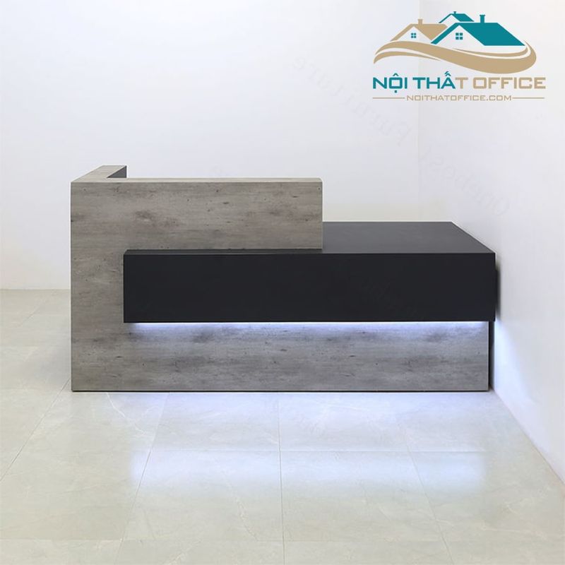 Quầy lễ tân gỗ MDF phủ melamine
