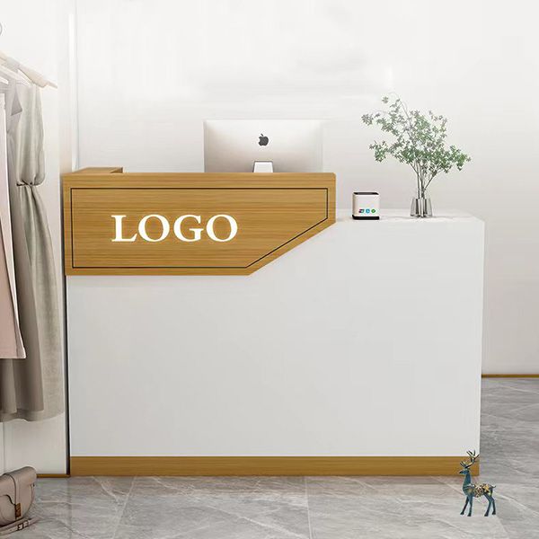 Quầy lễ tân nhỏ gọn, thiết kế hiện đại