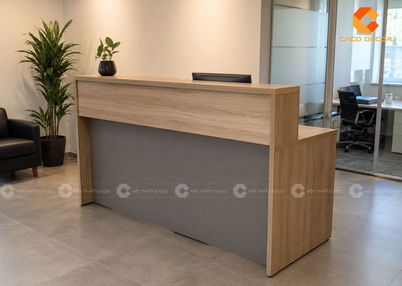 Quầy lễ tân thang giá tiết kiệm