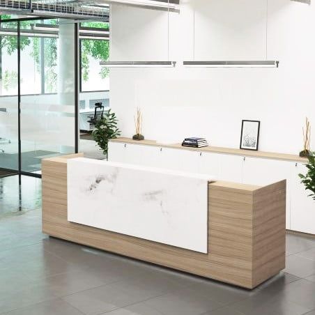 Quầy lễ tân đẹp, hiện đại và sang trọng