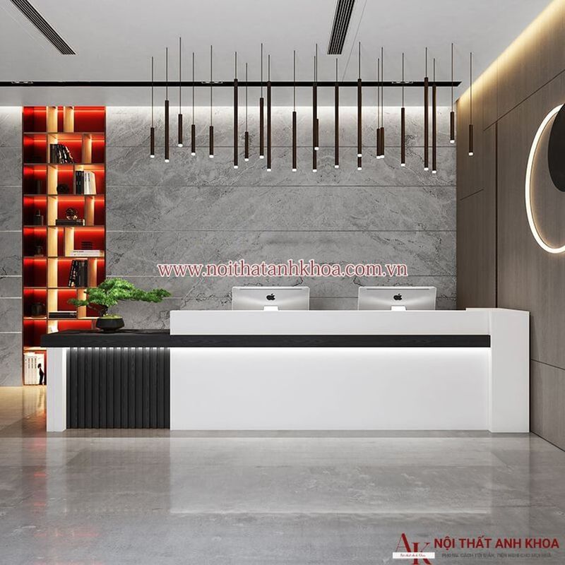 Quầy lễ tân hiện đại, đẹp, giá rẻ