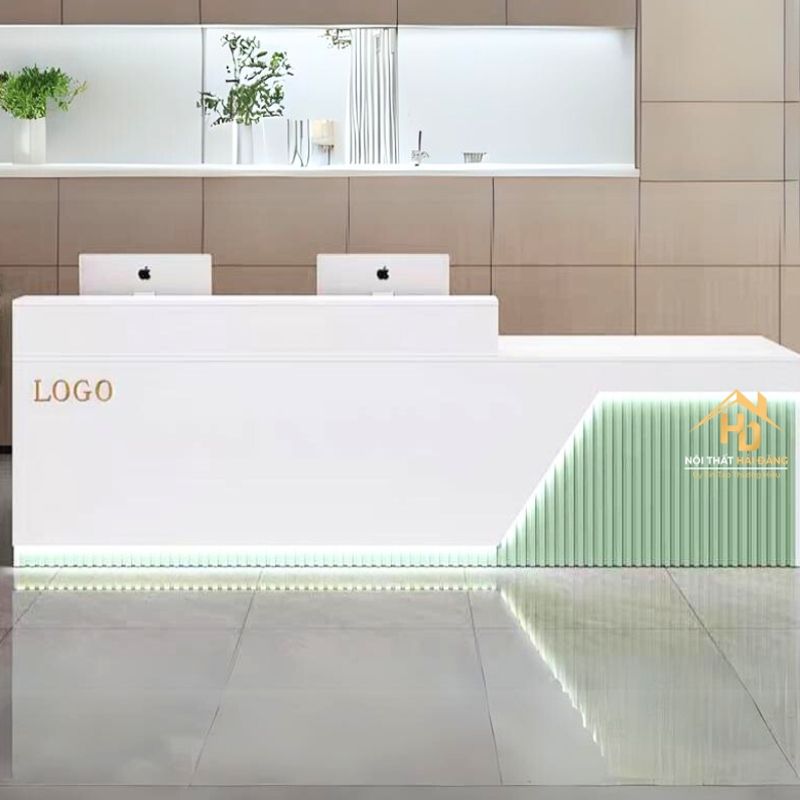 Quầy lễ tân nội thất đẹp