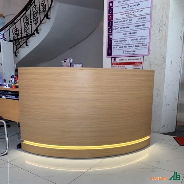 Quầy thu ngân bán nguyệt