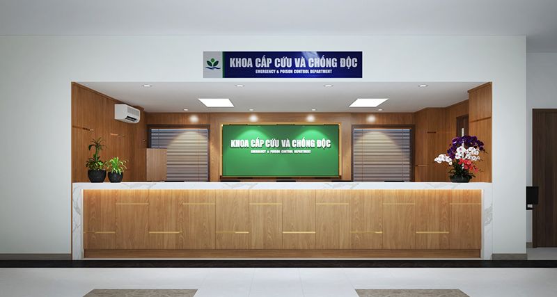 Sảnh tầng 1 bệnh viện